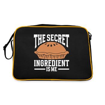 Baking Bakery Baker - Retro Bag - black/gold - Back