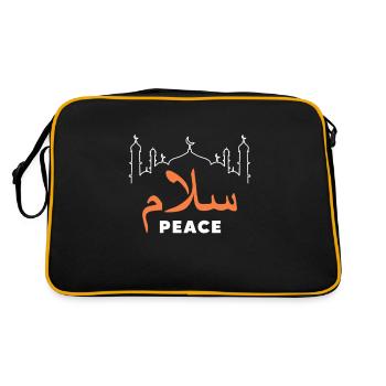 Musulman Islam Allah Ramadan Kareem Cadeau - Sac Retro - noir/or - Dos