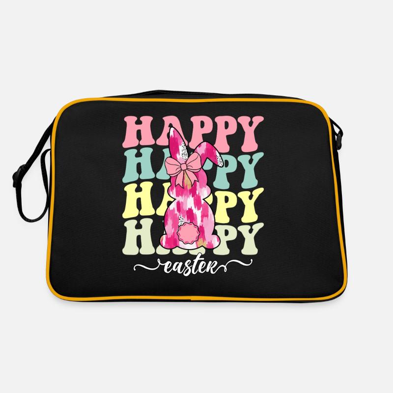 Frohe Ostern Retro Tasche