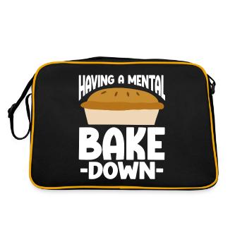 Baking Bakery Baker - Retro Bag - black/gold - Back