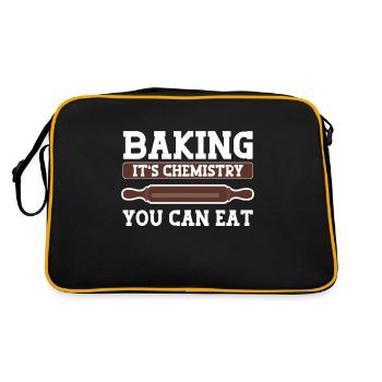 Baking Bakery Baker - Retro Bag - black/gold - Back
