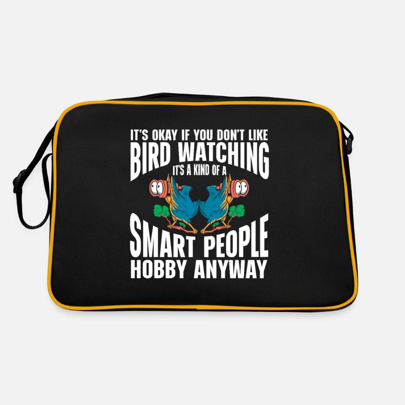 Bird Watching Cute Bird Lover Retro Tasche