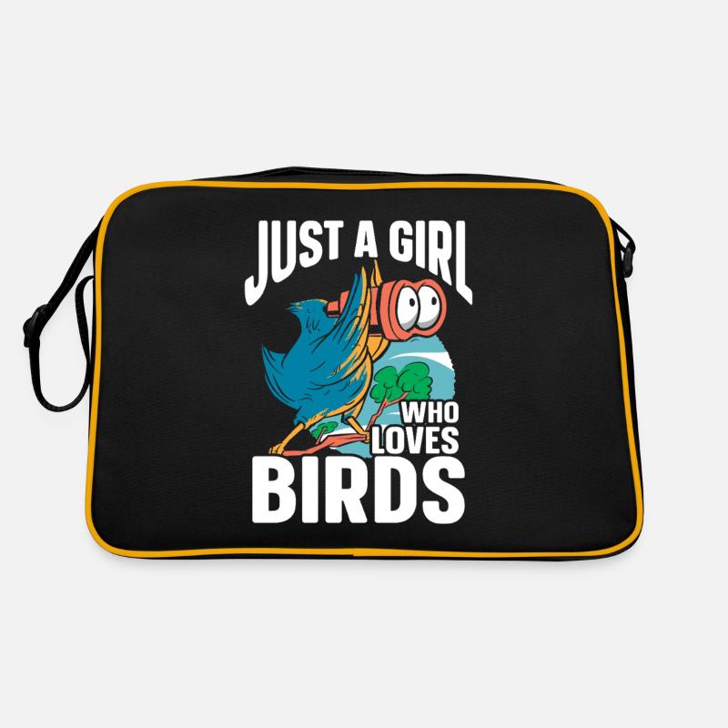 Bird Watching Cute Bird Lover Retro Tasche