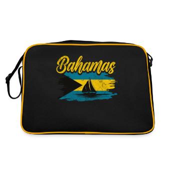 Bahamas - Sac Retro - noir/or - Dos