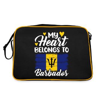 Barbade Caraïbes Bajan Holiday Gift - Sac Retro - noir/or - Dos