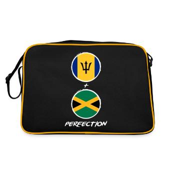 Barbade Caraïbes Bajan Holiday Gift - Sac Retro - noir/or - Dos