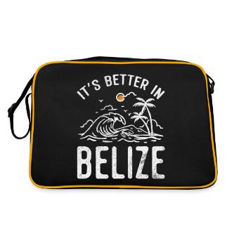 Belize - Sac Retro - noir/or - Dos