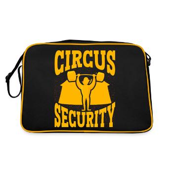 Sécurité du cirque - Sac Retro - noir/or - Dos