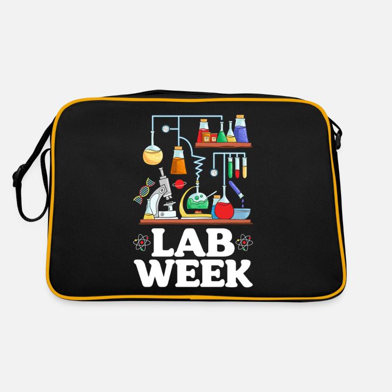 Lab Week Medical Science Med Lab Wissenschaftler Retro Tasche