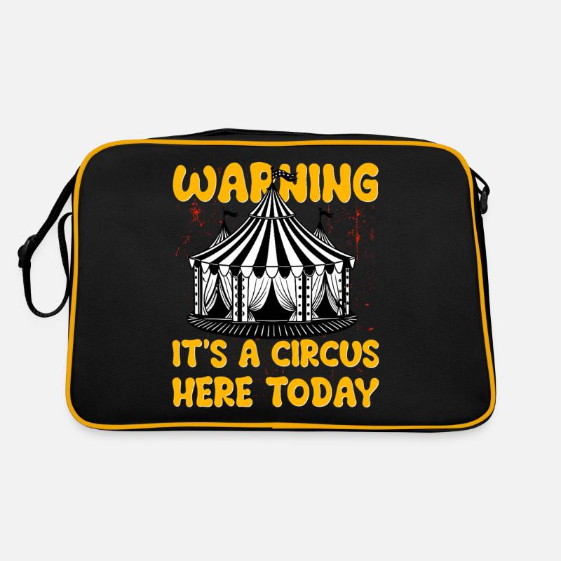 Warning it's a circus here today Retro Bag