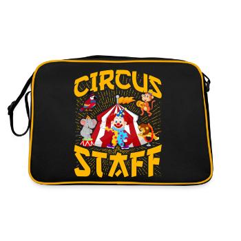 Personnel du cirque - Sac Retro - noir/or - Dos