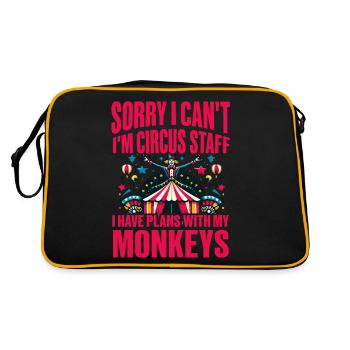 Sorry I can't I'm Circus Staff I have plans with - Retro Bag - black/gold - Back