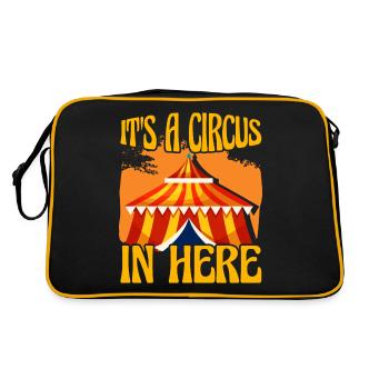 C’est un cirque ici - Sac Retro - noir/or - Dos