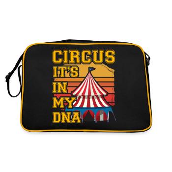 Le cirque, c’est dans mon ADN - Sac Retro - noir/or - Dos