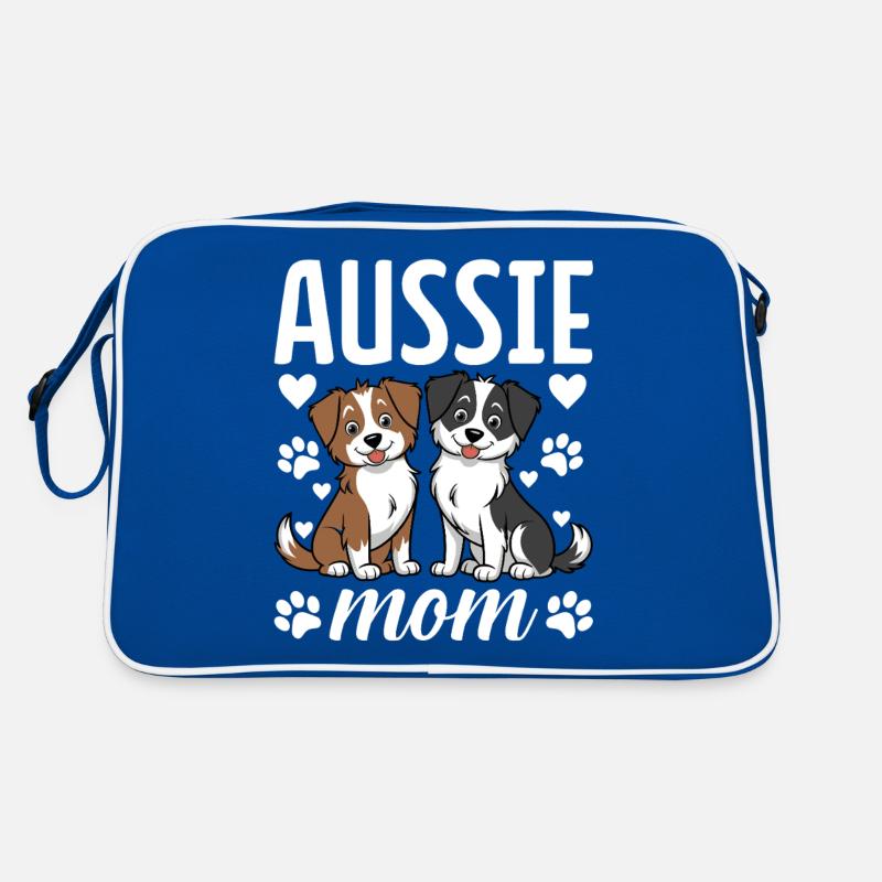 Aussie Mom Berger Australien Drôle Aussie Chien Sac Retro