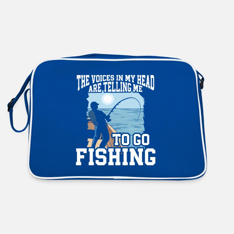 Conception de pêche Fish Lover Fisherman Sac Retro