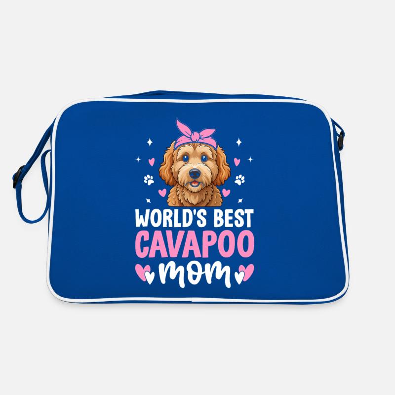 Cavapoo Maman Appréciation Cavadoodle Drôle Chien de compagnie Sac Retro