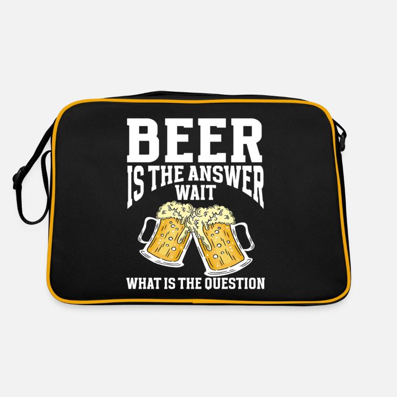 Funny Beer Brewing Retro Bag