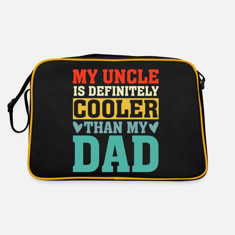Mon oncle est définitivement plus cool que mon père rétro Sac Retro