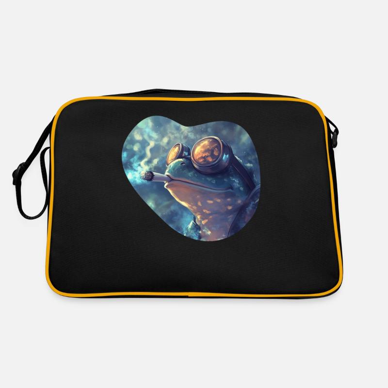 Psychedelic Frog Stoner: Pure Cannabis Retro Bag