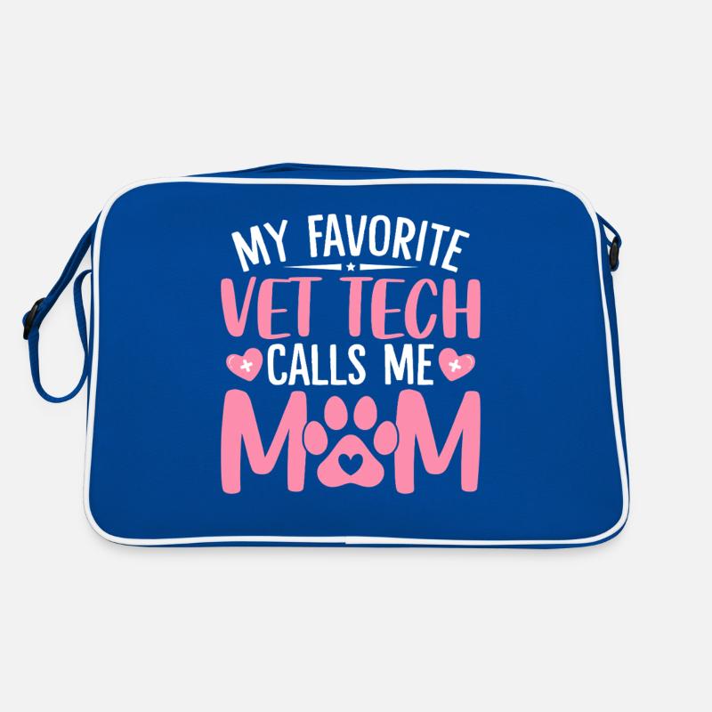 Tierarzt Tech Mama Tierarzt Lustiges Tier Tier Retro Tasche