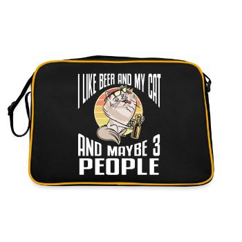 Funny Beer Brewing - Retro Bag - black/gold - Back
