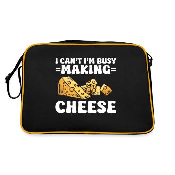 Fromagerie Amateur de fromage - Sac Retro - noir/or - Dos