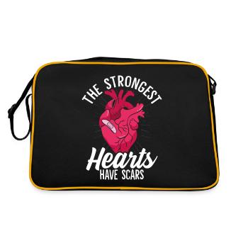 Funny Heart Attack CPR Cardiology EMT Emergency - Retro Bag - black/gold - Back