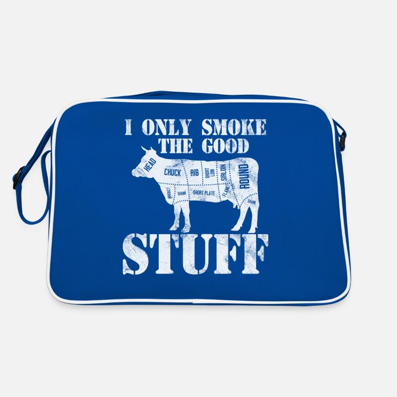 I Only Smoke The Good Stuff Barbecue Grilling Retro Bag
