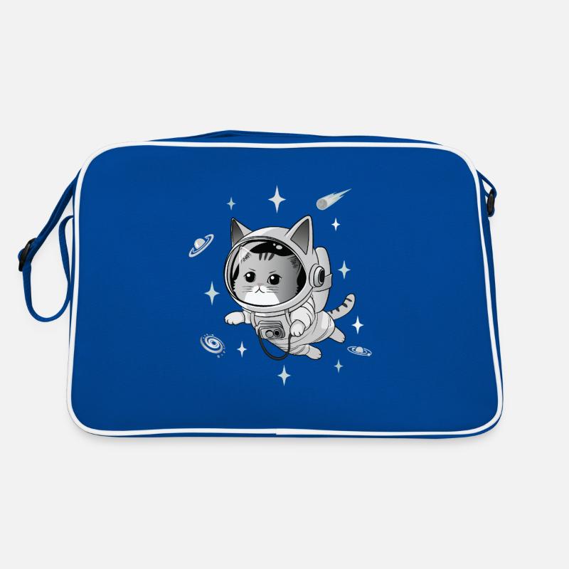 Astronaut Cat Retro Bag