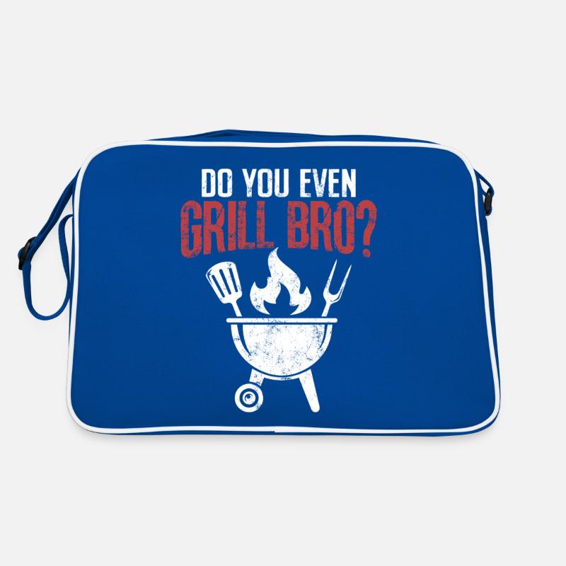 Grillez-vous même Bro Funny BBQ Grilling Barbecue Sac Retro