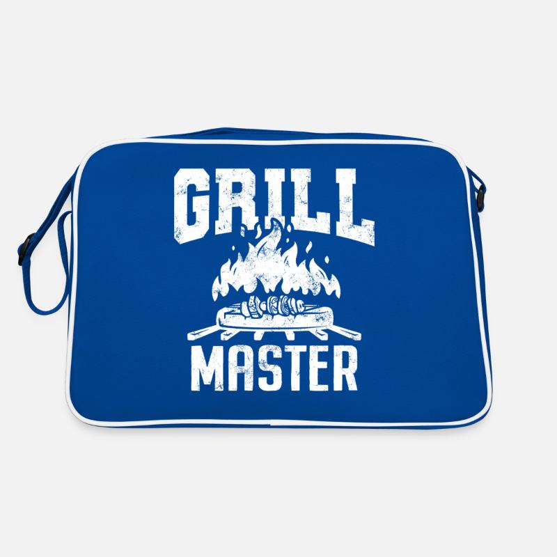 Grill Master Lustiges BBQ Grillen Pitmaster Retro Tasche