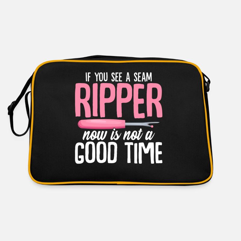 If You See A Seam Ripper Now Is Not A Good Time Retro Bag