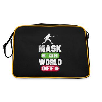 Fencing - Retro Bag - black/gold - Back