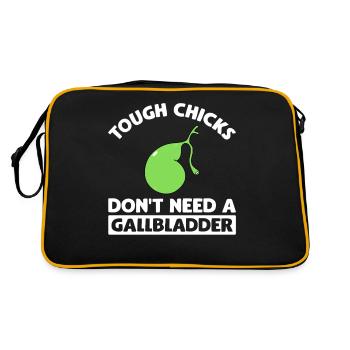 Les poussins coriaces n’ont pas besoin d’un calcul biliaire de la vésicule biliaire - Sac Retro - noir/or - Dos