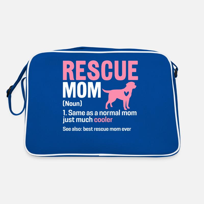 Rettung Mutter Lustig Definition Tierheim Pflegetier Retro Tasche