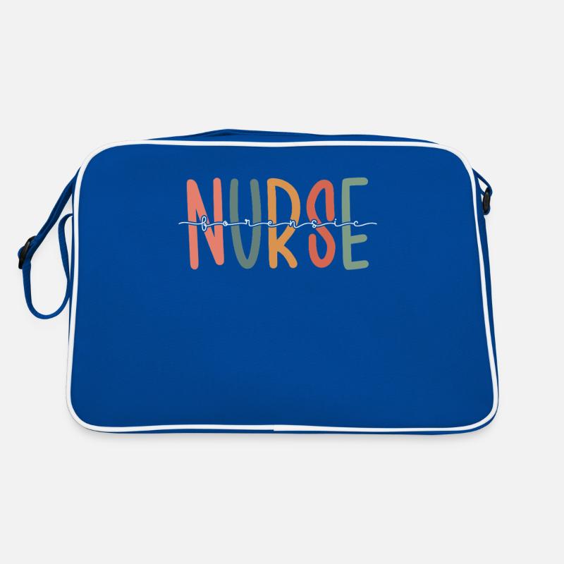 Forensische Krankenschwester Wertschätzung Lustige Krankenschwester Retro Tasche