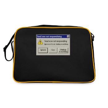 Soul.exe Not Responding – Soul.exe Doesn't Respond - Retro Bag - black/gold - Back