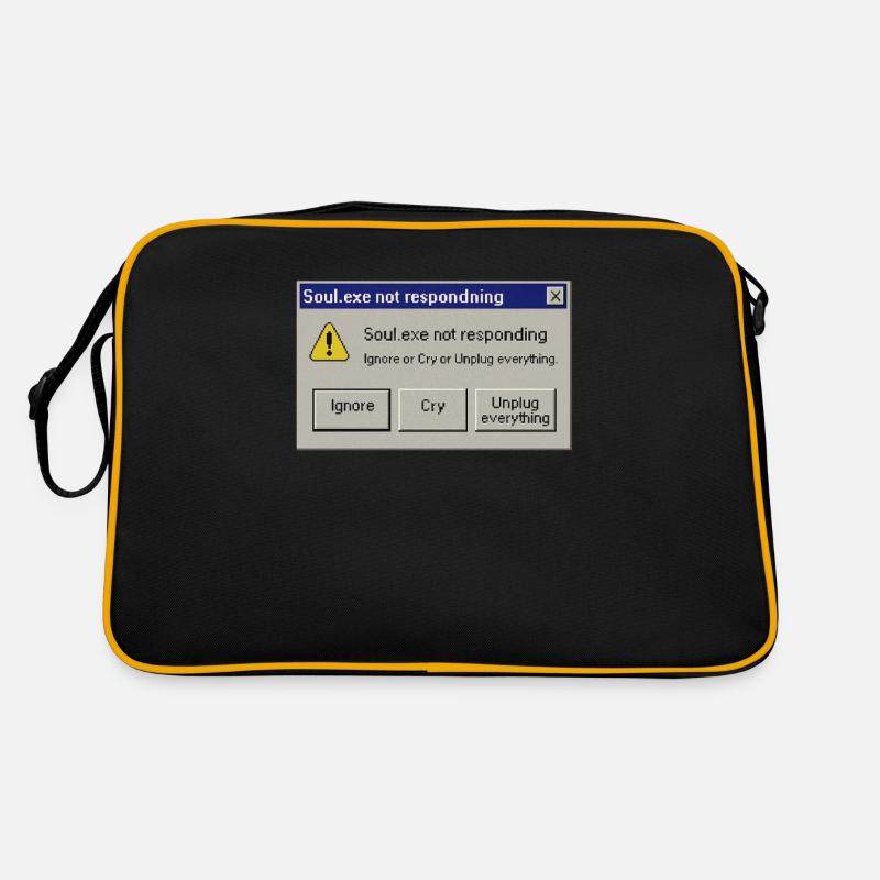 Soul.exe Not Responding – Soul.exe reagiert nicht Retro Tasche