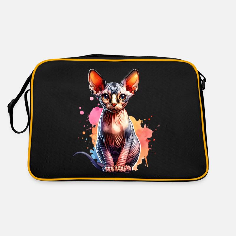 Cadeau Chat Sphynx Sac Retro