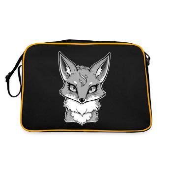 Gray Fox - Retro Bag - black/gold - Back