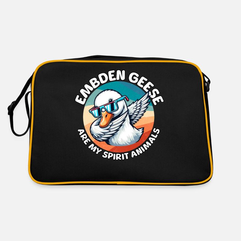 Funny Emdengans sayings Retro Bag