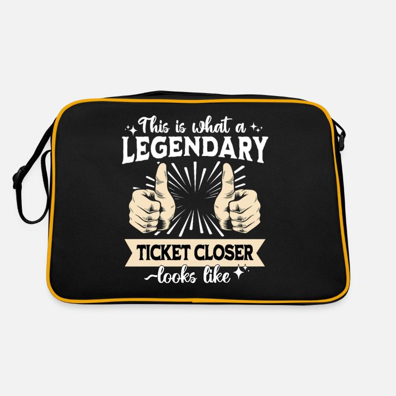 Legendärer IT Ticket Retro Tasche