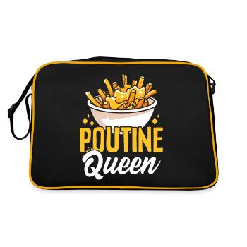 Poutine Queen Funny Fries Sauce au fromage en grains - Sac Retro - noir/or - Dos