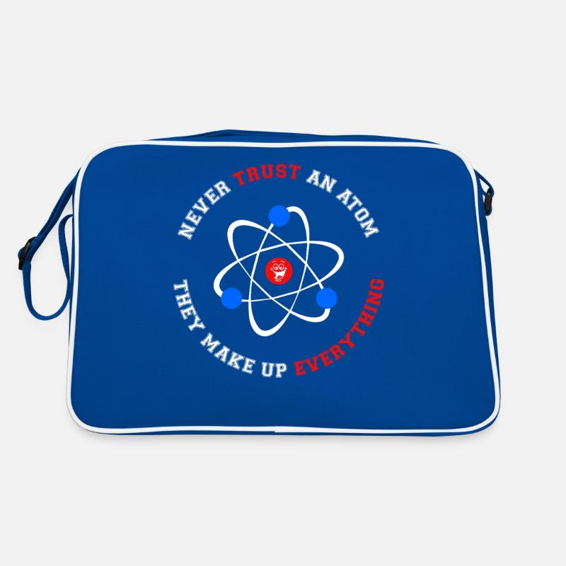 Never Trust an Atom They Make Up Everything Retro Bag
