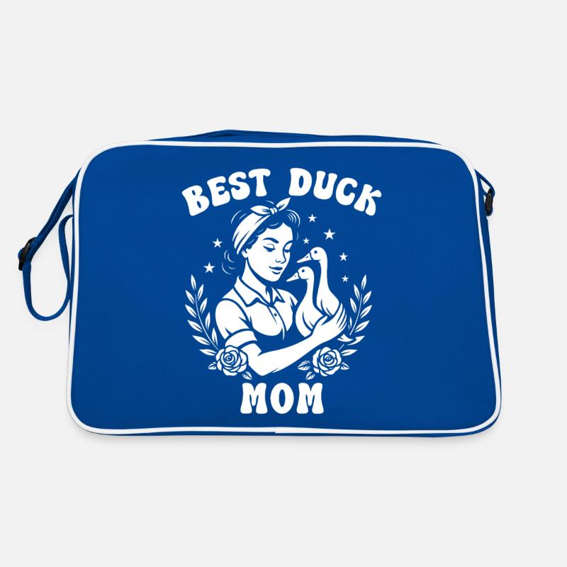 Canard Mère Canard Élevage Coureur Canard Canard Sac Retro