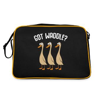 Canards Canard Maman Canard Papa Canard Élevage Canards Canards - Sac Retro - noir/or - Dos