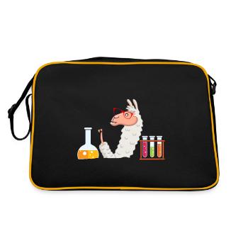Alpaka Lehrer - Retro Bag - black/gold - Back