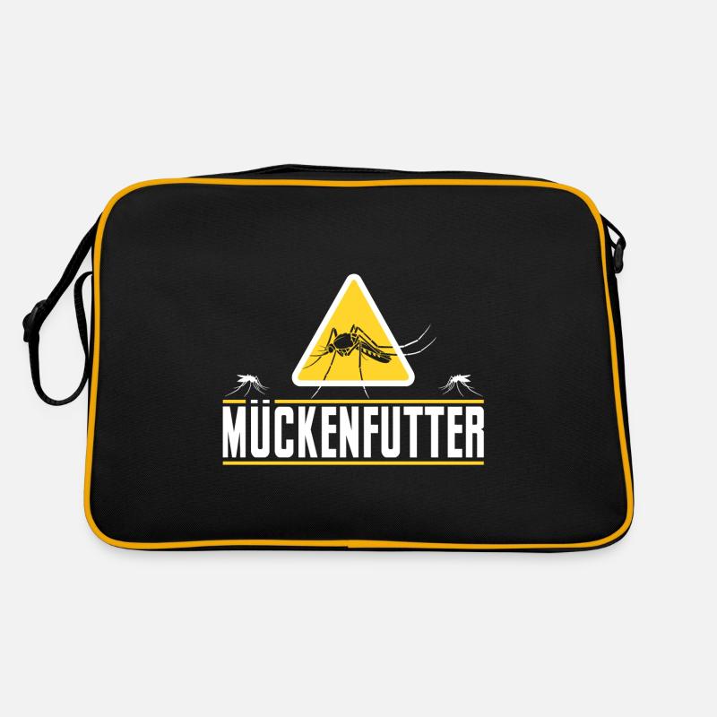 Nourriture pour moustiques - Sac Retro - noir/or