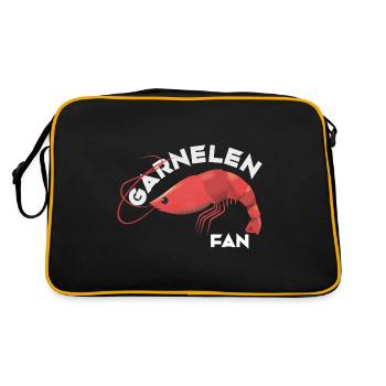 Crevettes crevettes crevettes cadeau aquariophile - Sac Retro - noir/or - Dos
